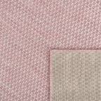Solid Outdoor Rug For Patio Or Balcony Waterproof In Mottled Pink, Size: 5'3' X 7'3'