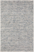 Addison Villager Active Solid Blue 5' X 7'6" Wool Area Rug