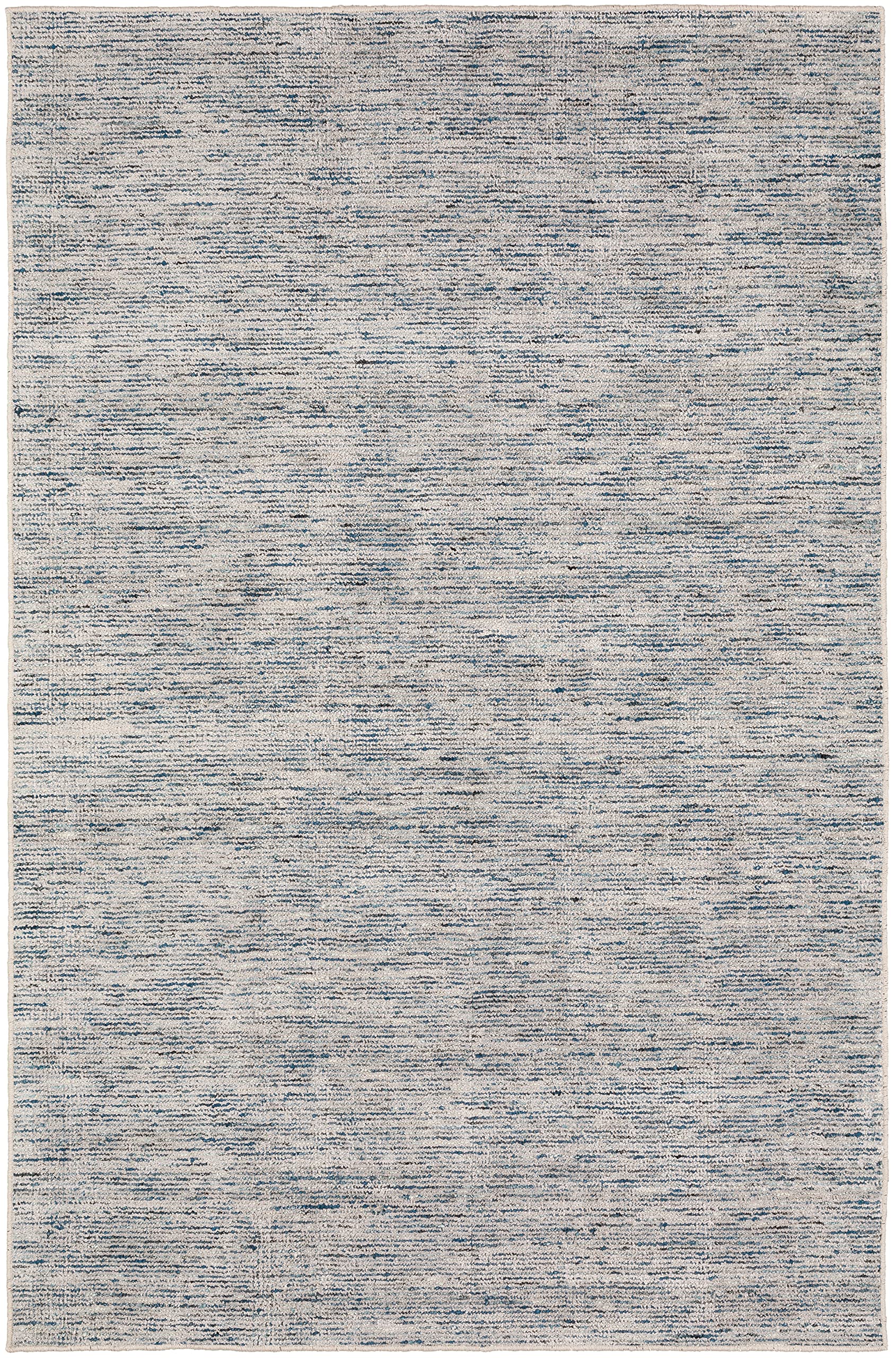 Addison Villager Active Solid Blue 5' X 7'6" Wool Area Rug