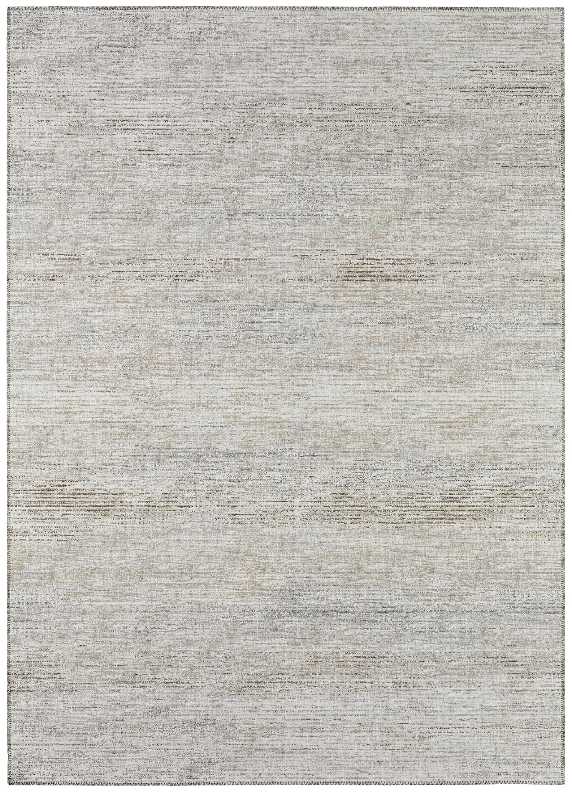 Addison Rugs Marston 8' X 10' Transitional Beige Indoor Outdoor Area Rug, Stain Resistant, Machine Washable, Non Shedding, Bedroom, Living Room, Dining Room, Kitchen Rug