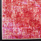 Safavieh Adirondack Collection Area Rug - 6' X 9', Red & Gold, Modern Abstract Design, Non-Shedding & Easy Care, Ideal For High