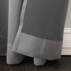 Sun Zero Becca Energy Efficient Grommet Curtain Panel, 40'' X 84'', Gray