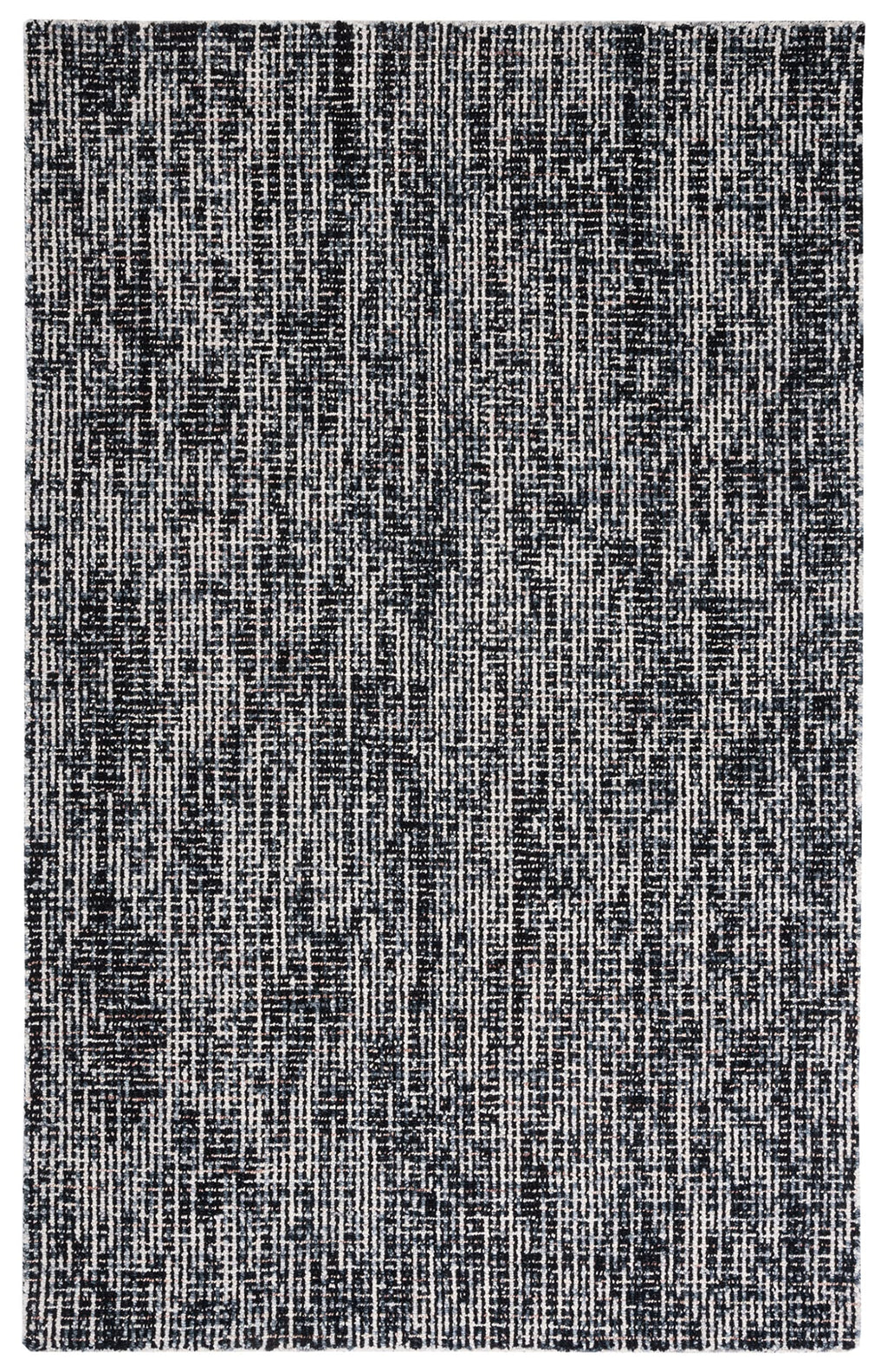 Safavieh Abstract Collection Area Rug - 8' X 10', Black & Grey, Handmade Wool, Ideal For High Traffic Areas In Living Room, Bedr