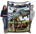 Pure Country Weavers State Of Idaho Blanket - Gift Tapestry Throw Woven From Cotton - Made In The Usa (72X54)