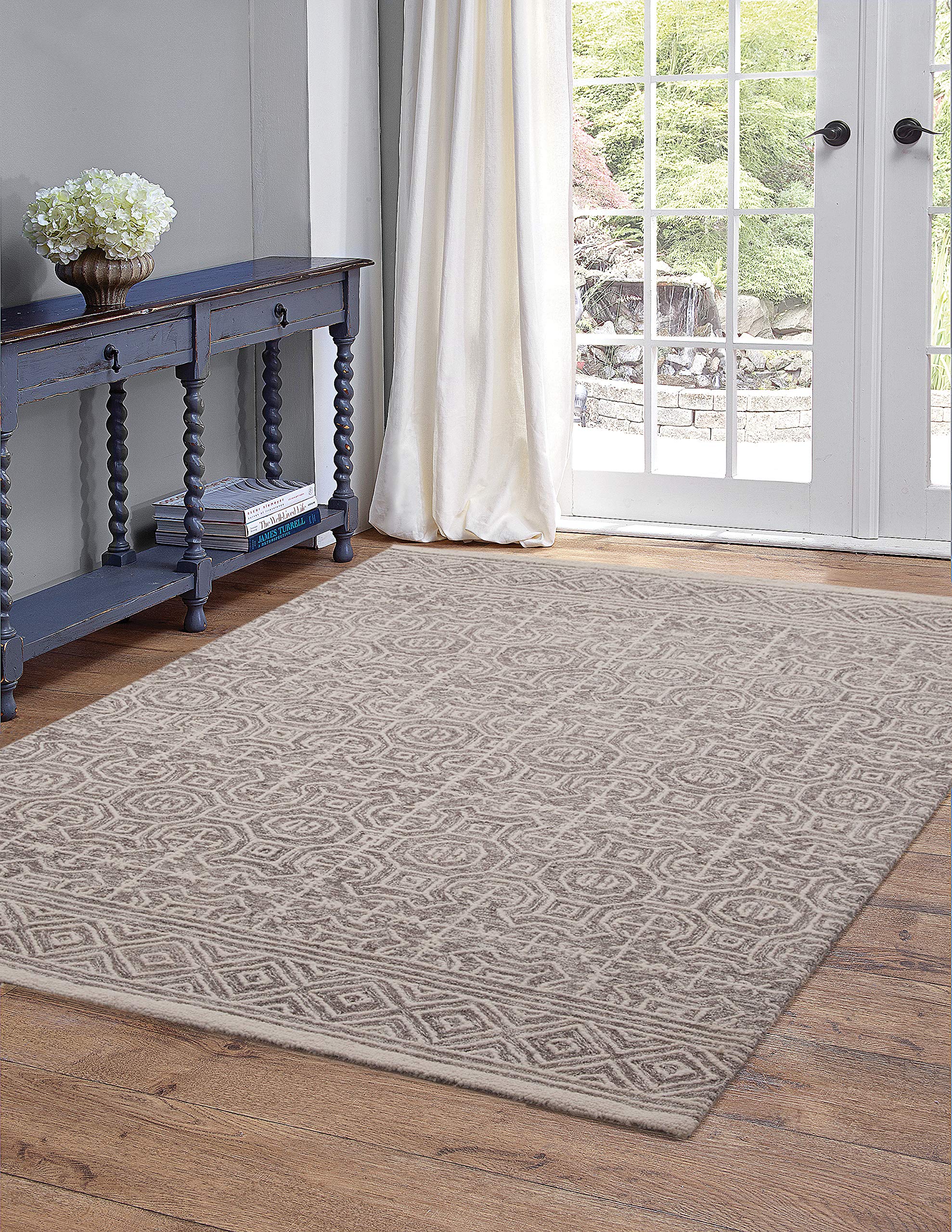 Abacasa Everest Chione Grey And Ivory Area Rug