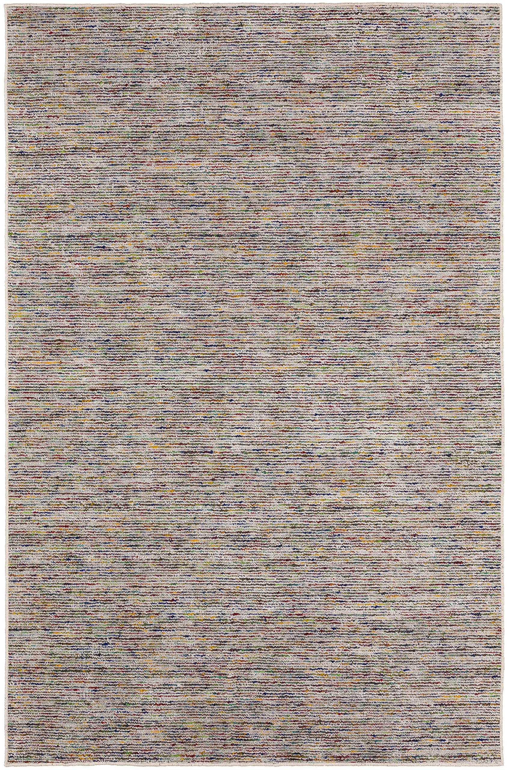 Addison Villager Active Solid Multi 5' X 7'6" Wool Area Rug