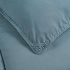 Chezmoi Collection China Blue Down Alternative Comforter King - 3-Piece Lightweight Comforter Set - All Seasons Microfiber Comfo