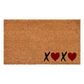 Calloway Mills Xoxo Doormat, (Tan/Black, 17' X 29' X 0.60')