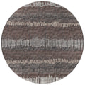 Addison Rugs Rylee Ary34 Brown Washable 8' X 8' Indoor Outdoor Round Rug, Easy Clean, Machine Washable, Non Shedding, Bedroom, Entry, Living Room, Dining Room, Kitchen, Patio Rug