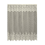 Heritage Lace, Ecru Floret 72X72 Shower Curtain, 72 Inch Wide By 72 Inch Drop