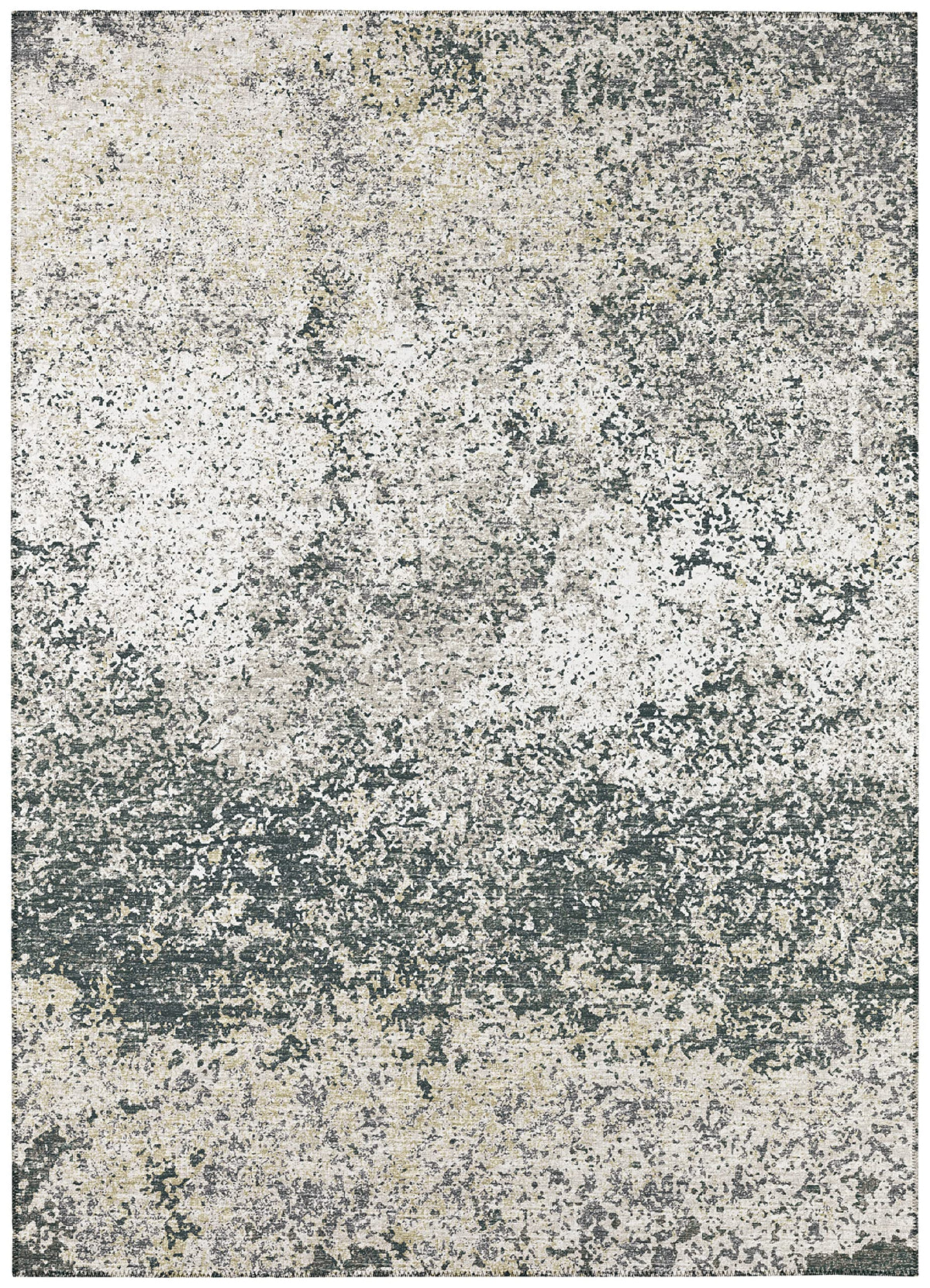 Addison Rugs Rylee Ary33 Grey Washable 10' X 14' Indoor Outdoor Area Rug, Easy Clean, Machine Washable, Non Shedding, Bedroom, Entry, Living Room, Dining Room, Kitchen, Patio Rug