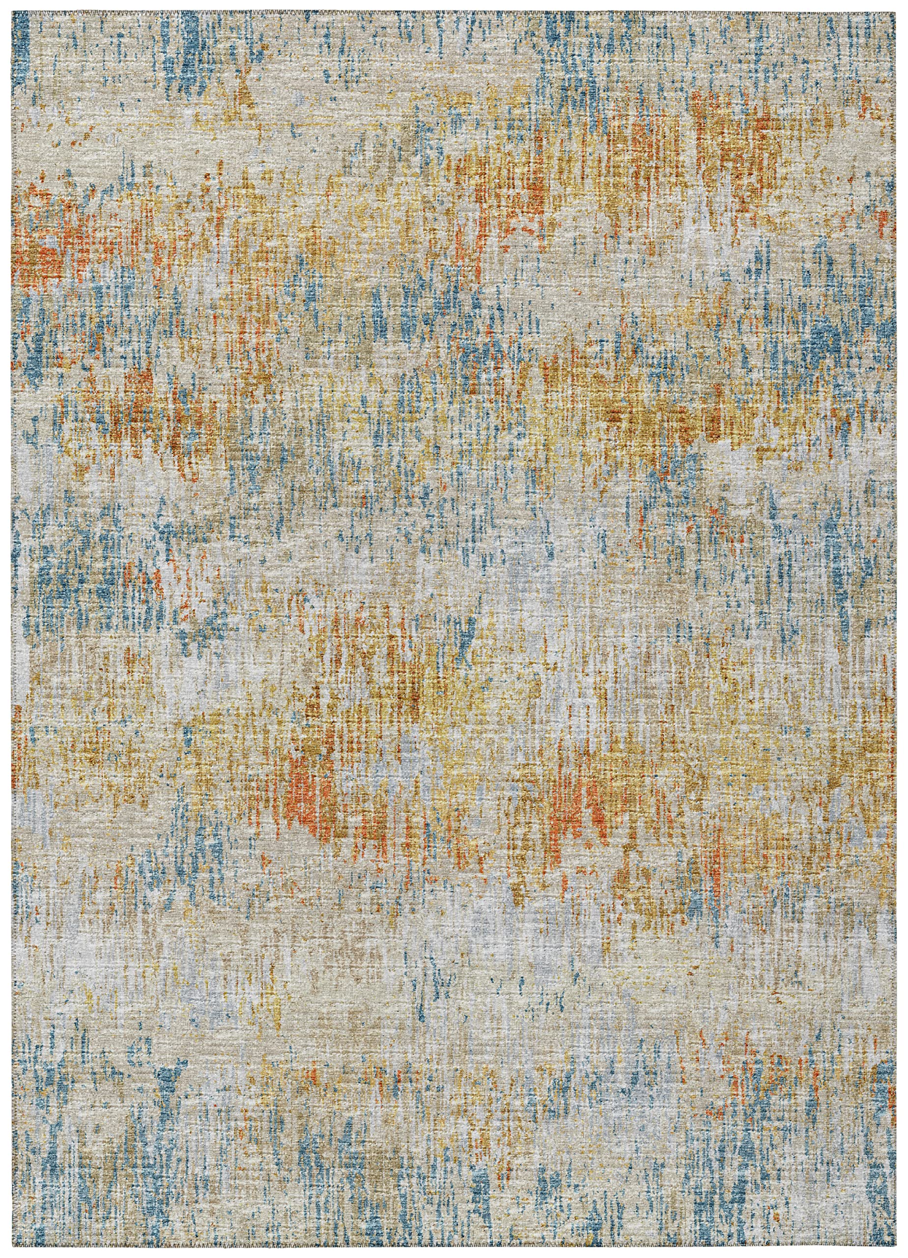 Addison Rugs Indoor/Outdoor Accord Aac31 Gilded Washable 10' X 14' Indoor Outdoor Area Rug, Easy Clean, Machine Washable, Non Shedding, Bedroom, Living Room, Dining Room, Kitchen, Patio Rug