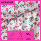 Betsey Johnson - Full Bed Sheets, Soft & Lightweight Bedding, Fade & Wrinkle Resistant (Fall Foliage Pink, Full)