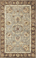 HomeRoots Decor 5 x 8 Wool Grey/Mocha Area Rug