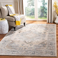 SAFAVIEH Oregon Collection Area Rug - 67 x 87, Beige & Grey, Oriental Distressed Design, Non-Shedding & Easy Care, Ideal for H