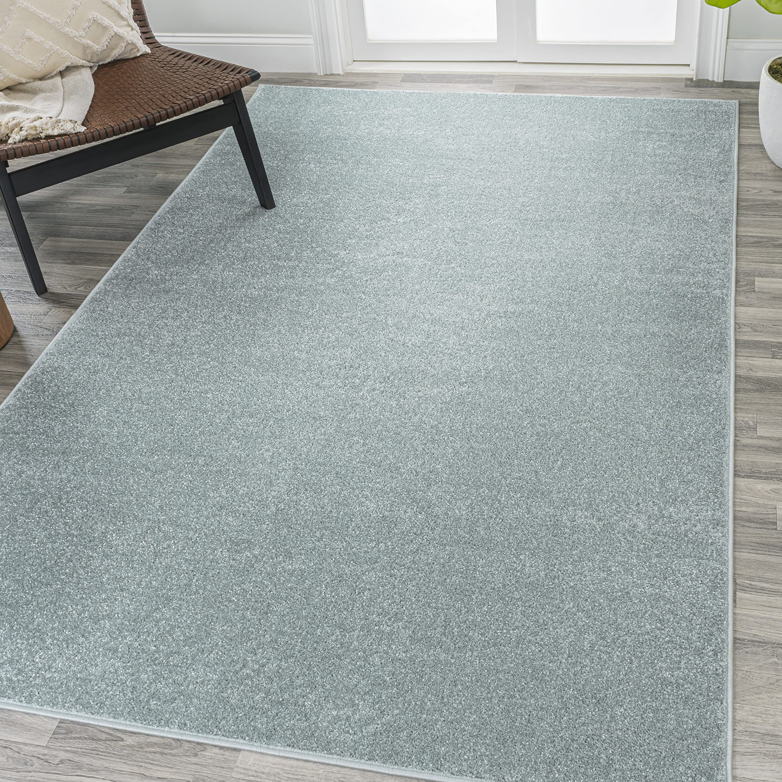 JONATHAN Y SEU100S-4 Haze Solid Low-Pile Indoor Area-Rug, Coastal, Bohemian, Minimalist Easy-Washing,Bedroom,Kitchen,Living Room