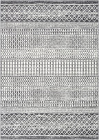 Livabliss Chester Boho Moroccan Area Rug,12' X 18',Black