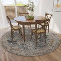 Dalyn Rugs Jericho Jc6 Charcoal 10' X 10' Rectangle Soft Round Rug, Easy Clean, Non Shedding, Bedroom, Entry, Living Room, Dining Room, Kitchen Rug