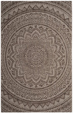 Safavieh Courtyard Collection 24' X 44.4' Beige/Brown Cy8734 Indoor/ Outdoor Patio Backyard Mudroom Accent Rug