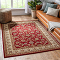 Well Woven Barclay Sarouk Red Traditional Area Rug 710 X 910