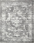 Unique Loom Sofia Collection Area Rug - Salle Garnier (7 10 x 10 Rectangle, Gray/ Ivory)