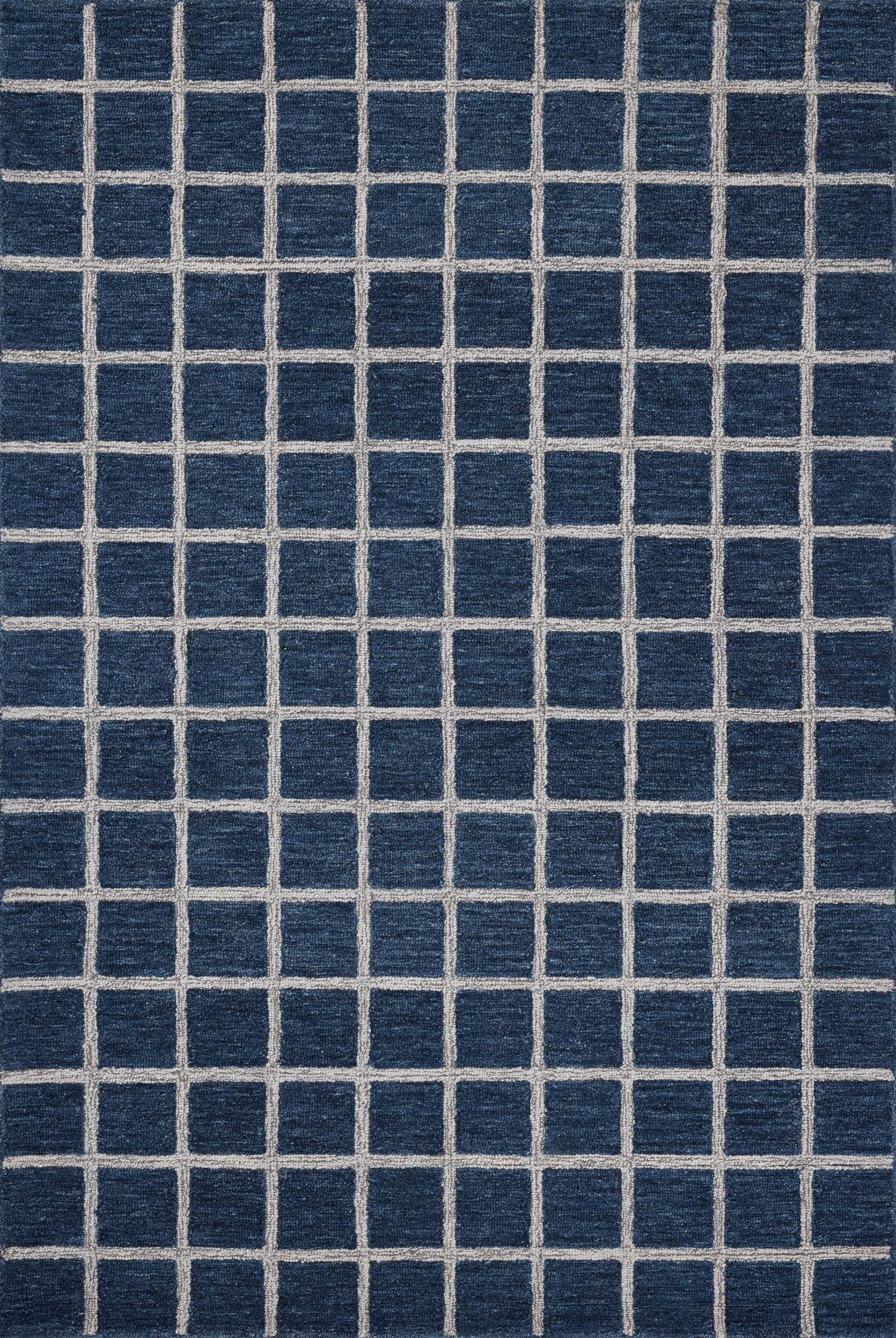 Loloi Chris Loves Julia X Polly Navy/Silver 8'-6'' X 11'-6'' Area Rug