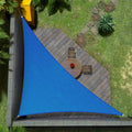 Amgo Custom Size 15' X 24' X 28.3' Blue Right Triangle Sun Shade Sail Upf50+ Agtapt8, Order To Make Canopy Awning, 95% Uv Blocka