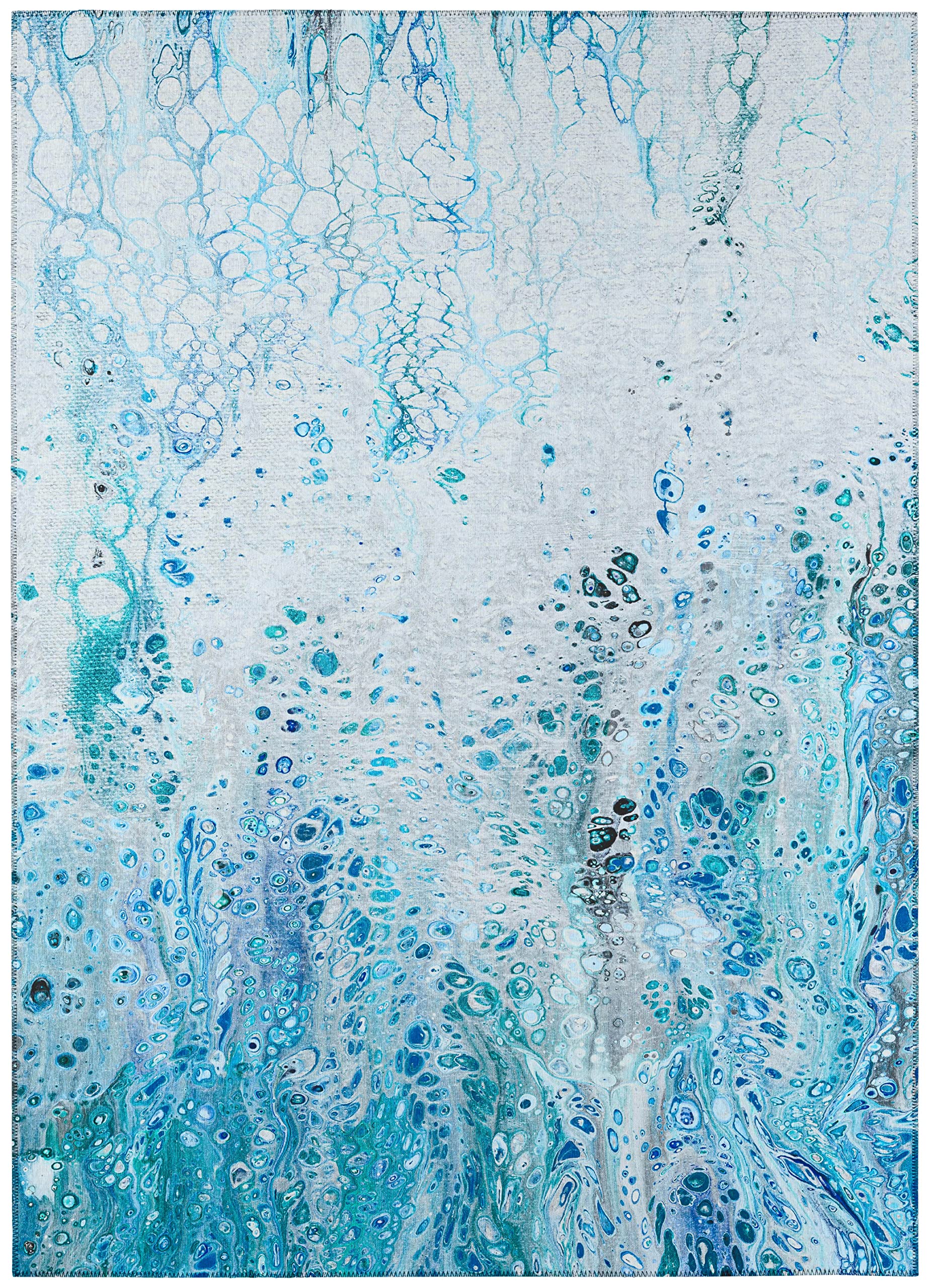 Addison Rugs Karina Akc48 Shoreline 9' X 12' Indoor Outdoor Area Rug, Easy Clean, Machine Washable, Non Shedding, Bedroom, Entry, Living Room, Dining Room, Kitchen, Patio Rug