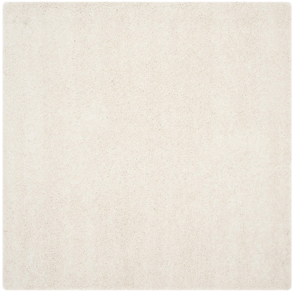 Safavieh Milan Shag Collection Area Rug - 11' Square, Ivory, Solid Design, Non-Shedding & Easy Care, 2-Inch Thick Ideal For High