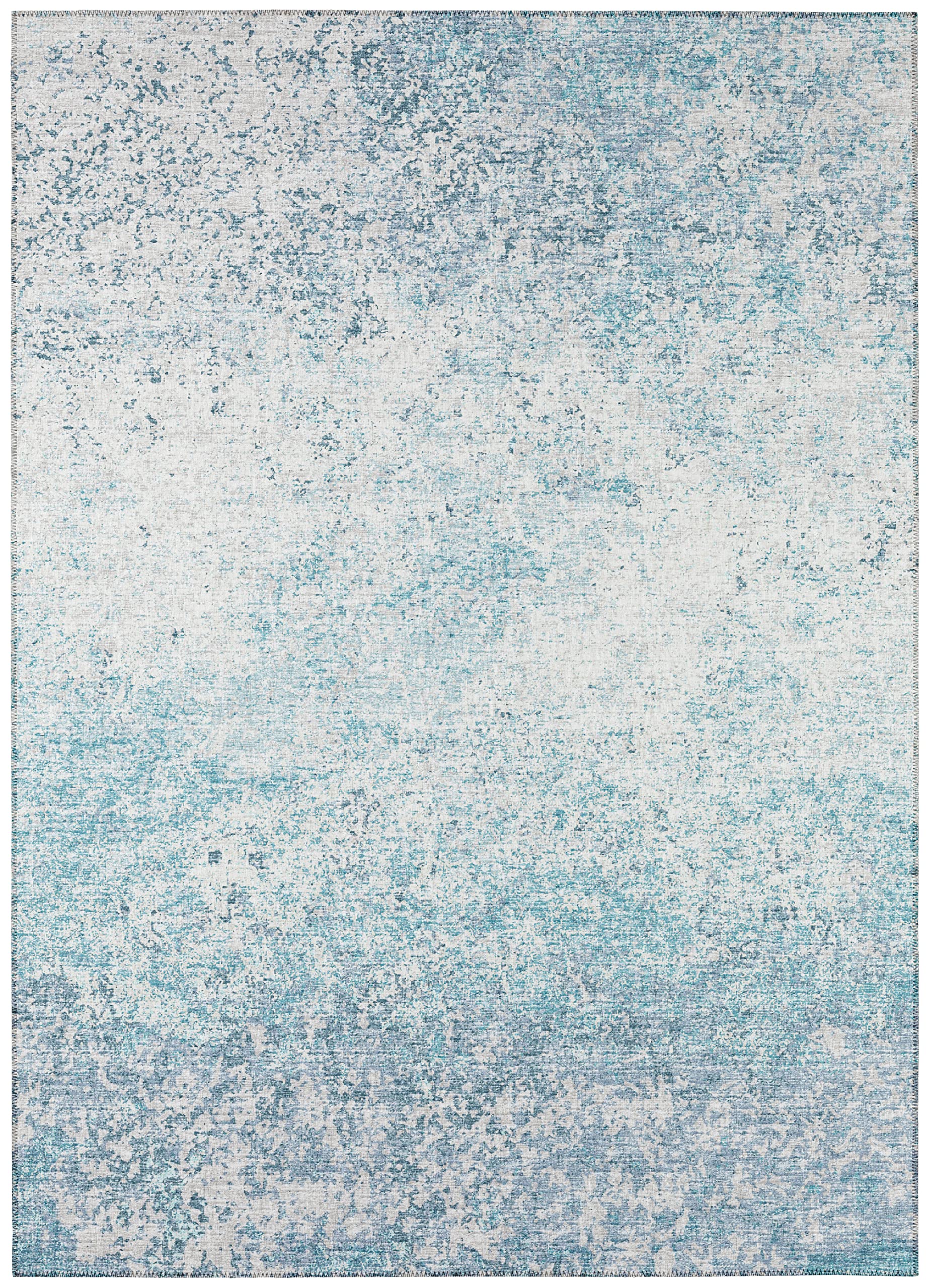 Addison Rugs Rylee Ary33 Blue Washable 10' X 14' Indoor Outdoor Area Rug, Easy Clean, Machine Washable, Non Shedding, Bedroom, Entry, Living Room, Dining Room, Kitchen, Patio Rug