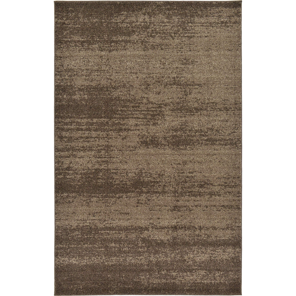 Unique Loom Del Mar Collection Area Rug - Lucille (5' 3'' x 8' Rectangle, Brown/ Ivory)