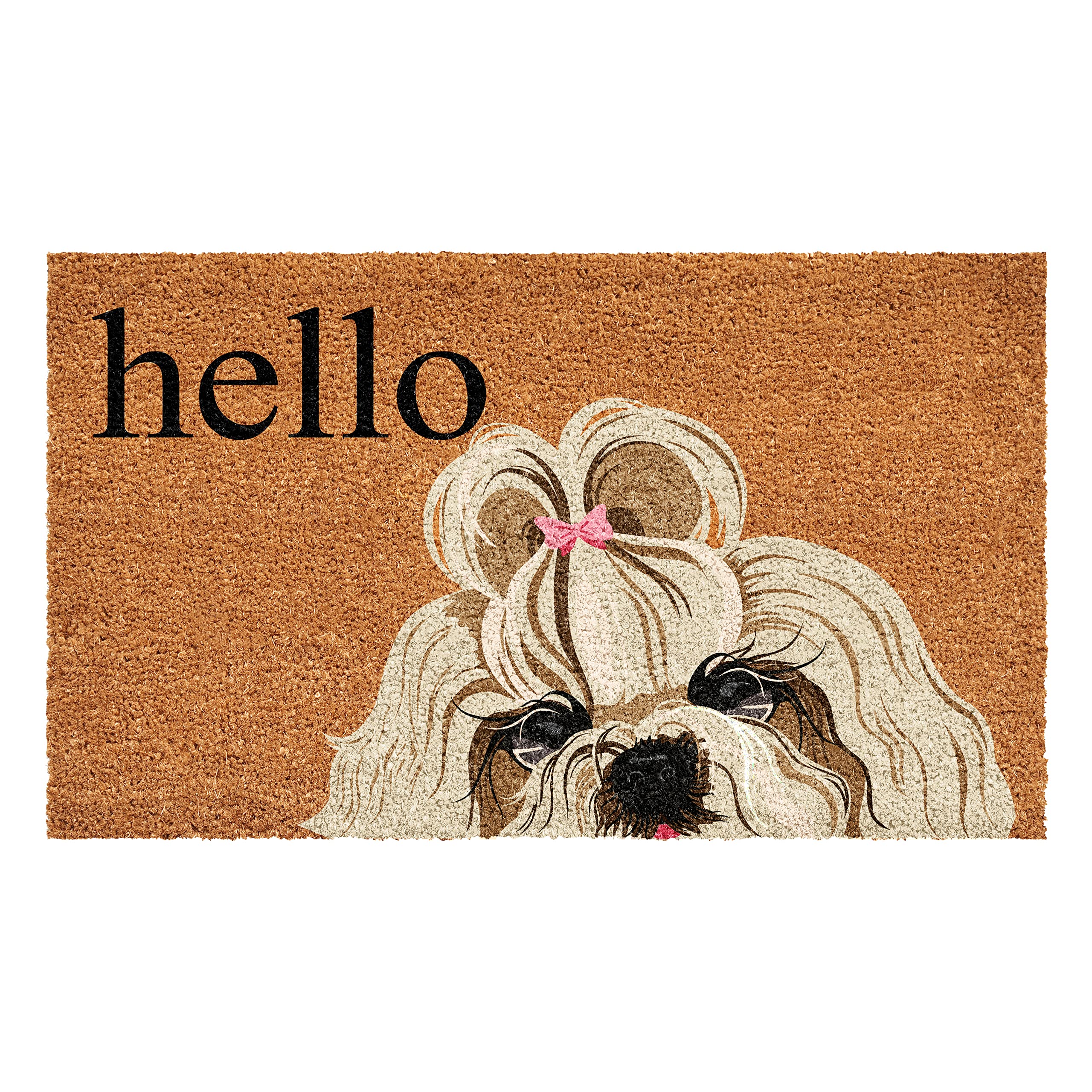 Calloway Mills Gold Shih Tzu Doormat (24' X 36')