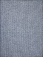 Nourison Positano Indoor-Outdoor Navy Blue 7' X 10' Area Rug, Easy Cleaning, Non Shedding, Bed Room, Living Room, Dining Room, B