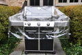 Laminet Crystal Clear Heavy-Duty Waterproof Plastic Outdoor Furniture Cover - 60 Inches Gas Grill Cover - 3 Season Protection -