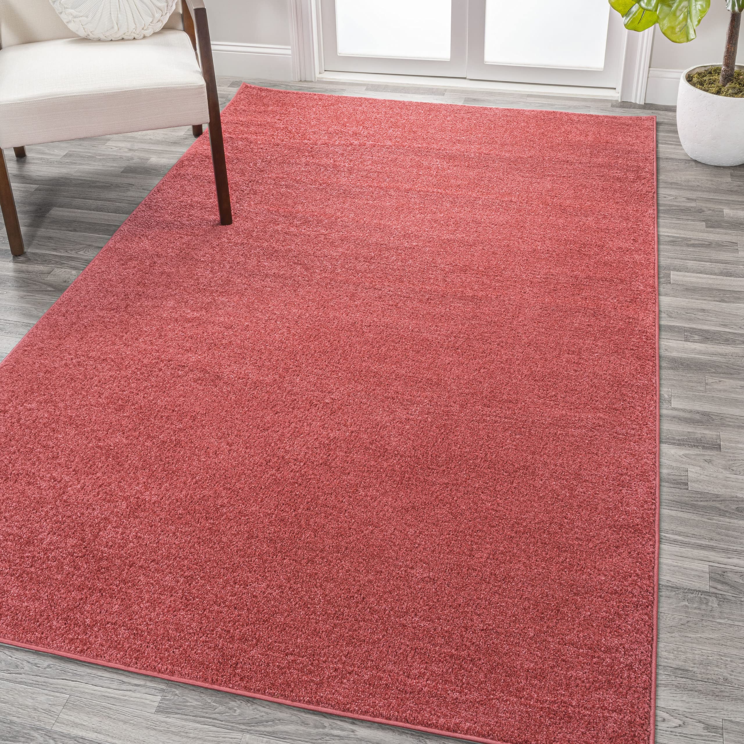 JONATHAN Y SEU100E-14 Haze Solid Low-Pile Indoor Area Rug, Coastal, Bohemian, Minimalist, Classic, Casual for Bedroom,Kitchen,Li