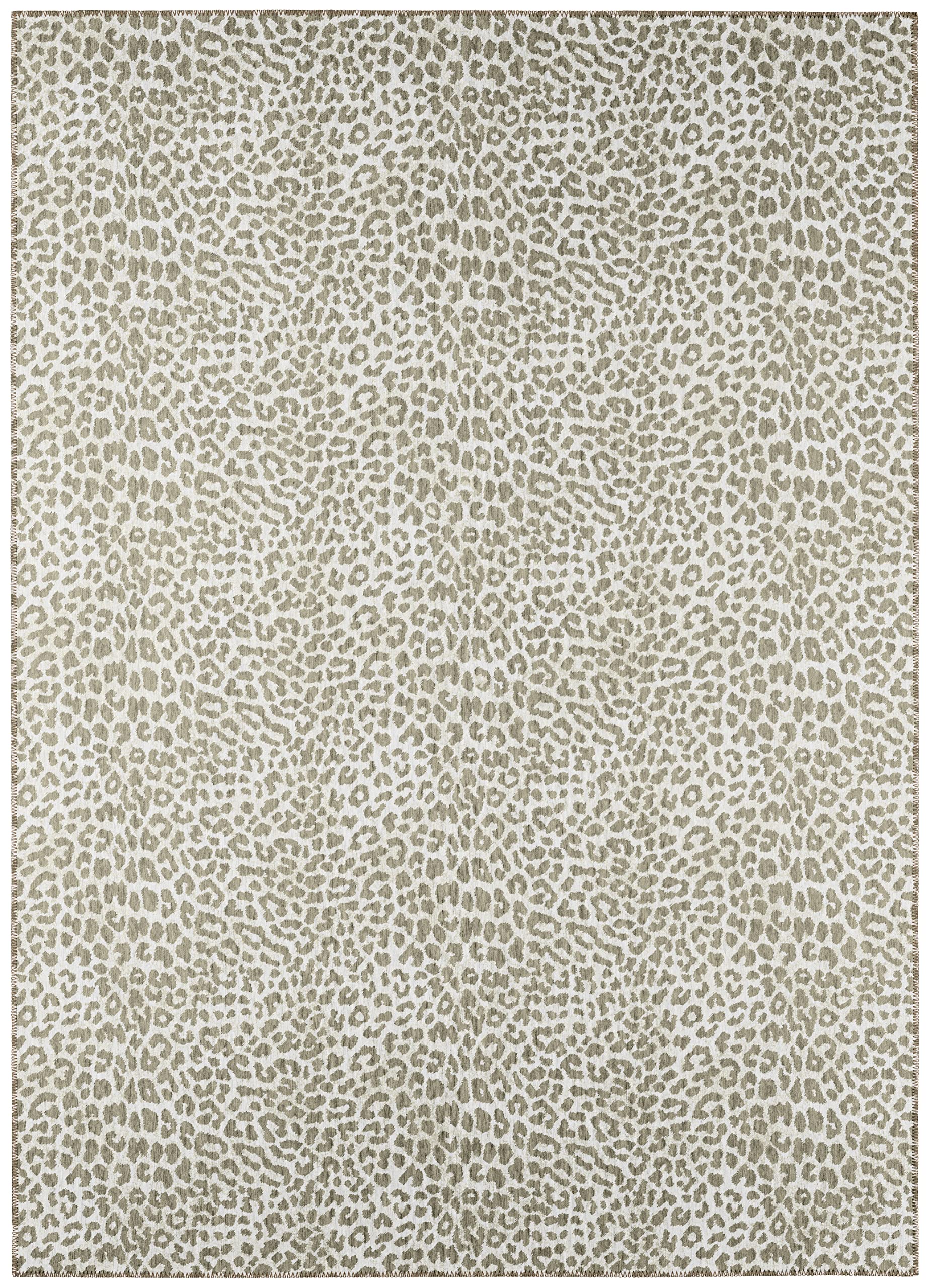 Addison Rugs Safari Asf32 Taupe Washable 9' X 12' Indoor Outdoor Area Rug, Easy Clean, Machine Washable, Non Shedding, Bedroom, Entry, Living Room, Dining Room, Kitchen, Patio Rug
