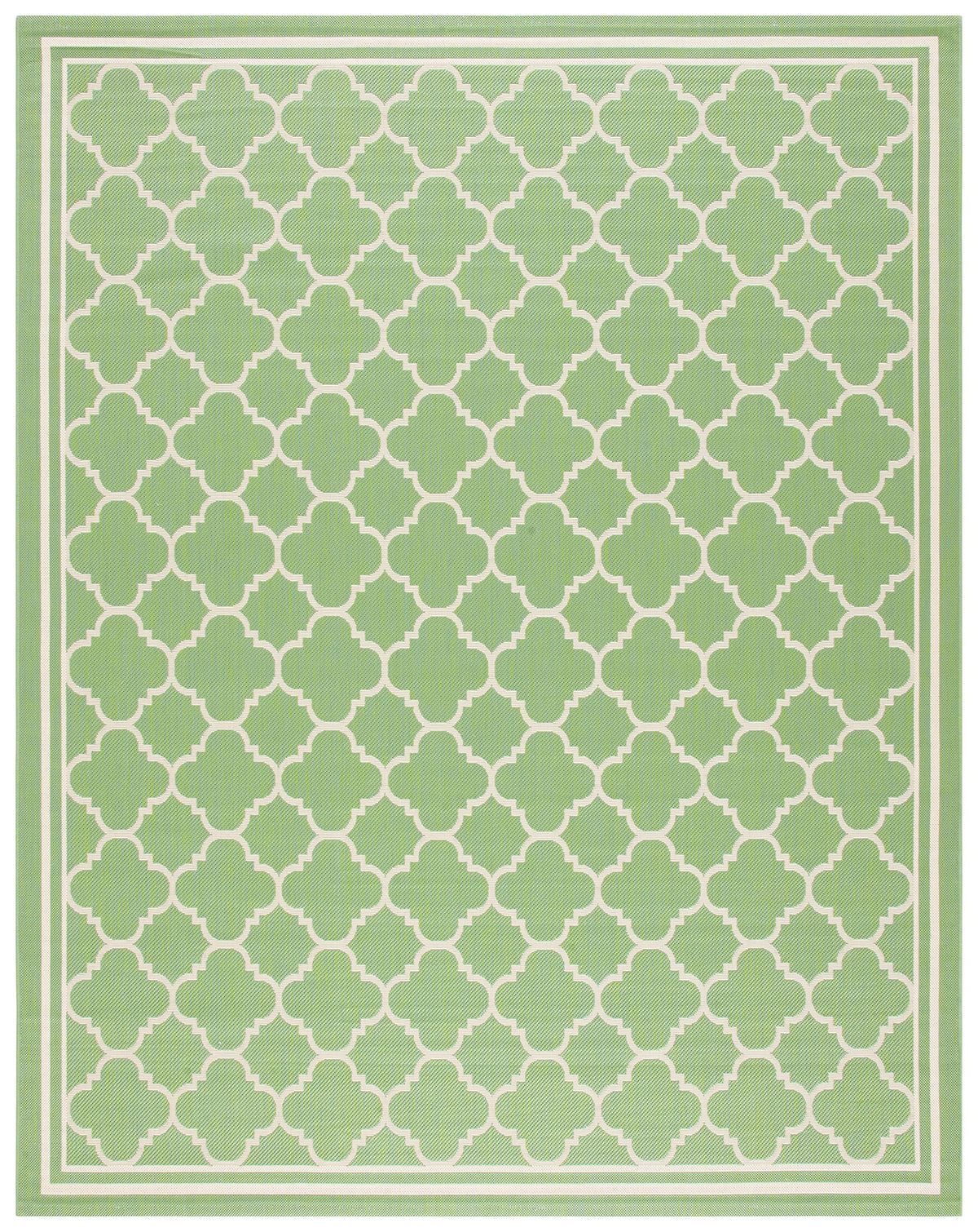 Safavieh Courtyard Collection 8' X 10' Green/Beige Cy6918 Trellis Indoor-Outdoor Waterproof Easy-Cleaning Patio Backyard Mudroom Area-Rug