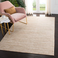 SAFAVIEH Vision Collection Area Rug - 4 Square, Creme, Modern Ombre Tonal Chic Design, Non-Shedding & Easy Care, Ideal for High