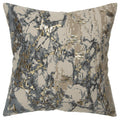 Rizzy Home Abstract 20" x 20" Cotton Canvas Pillow Cover in Natural