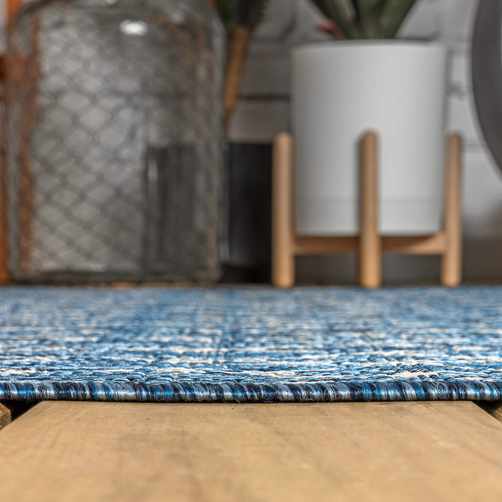 Jonathan Y Smb108B-210 Ourika Moroccan Geometric Textured Weave Indoor Outdoor Area Rug, Bohemian, Rustic, Scandinavian Easy Cle