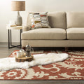 Alysia Brick Indoor / Outdoor Area Rug 89 x 129