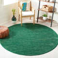 SAFAVIEH Vision Collection 67 Round Dark Green VSN606Y Ombre Tonal Chic Entryway Foyer Living Room Bedroom Kitchen Area Rug