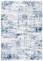 Safavieh Amelia Collection Area Rug - 9' X 12', Ivory & Navy, Modern Abstract Design, Non-Shedding & Easy Care, Ideal For High T