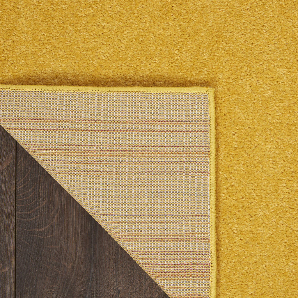 Nourison Essentials Indoor/Outdoor Yellow 2' X 6' Area Rug, Easy Cleaning, Non Shedding, Bed Room, Living Room, Dining Room, Backyard, Deck, Patio (2X6)