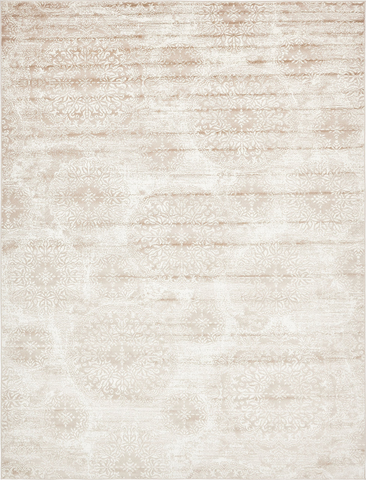 Unique Loom Sofia Collection Area Rug - Grand (9 x 12 Rectangle, Beige/ Ivory)