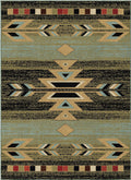 Mayberry Rugs Rio Grande Area Rug, 53x73, Ebony