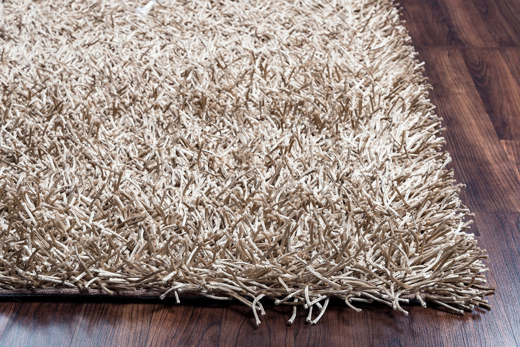 Rizzy Home | Km2315 | Kempton Collection | Polyester Area Rug | 5' X 7' | Khaki Solid