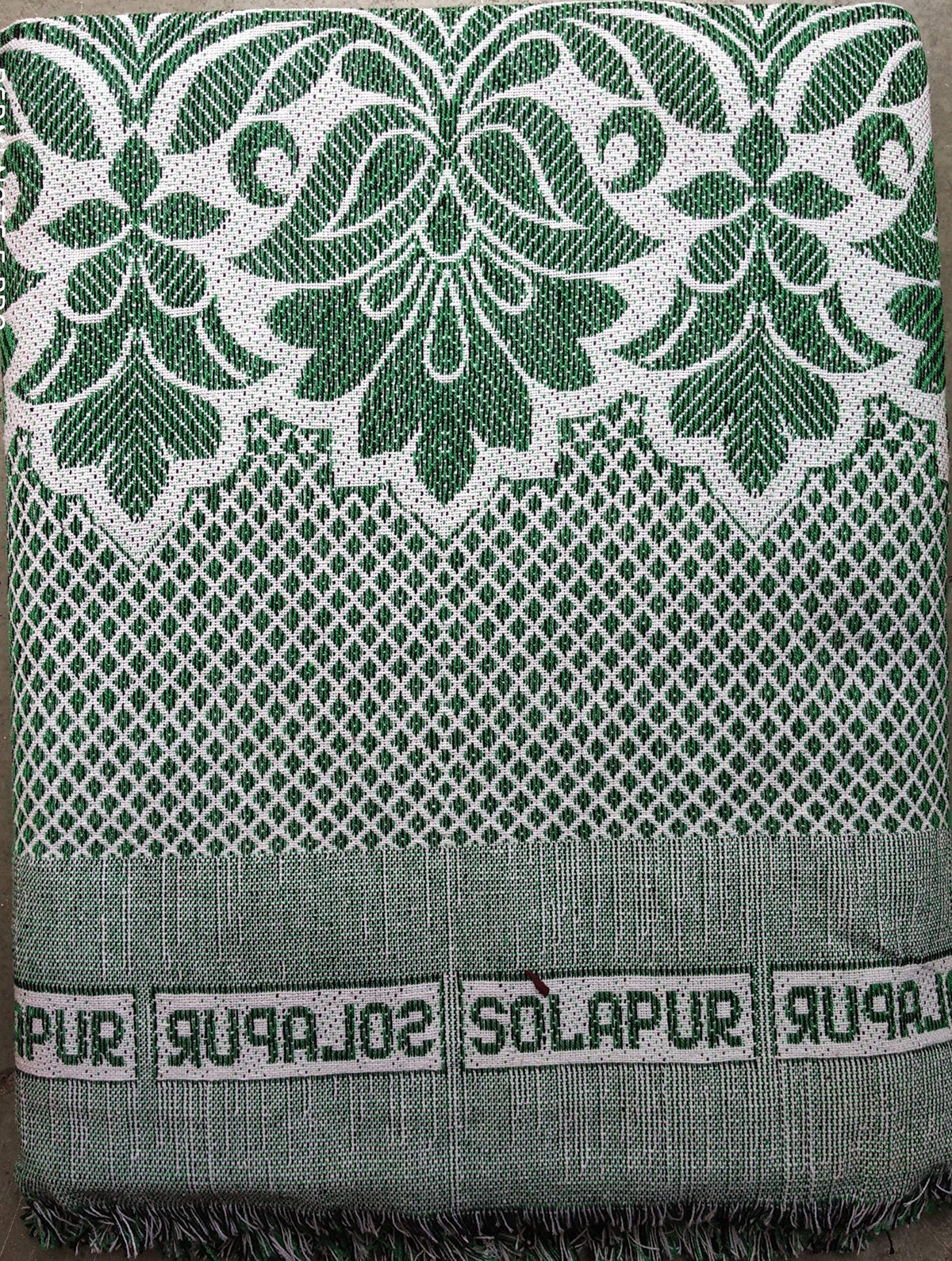 Gouri textiles Solapur Cotton Blanket (58 x 88 Inch, Multiple Colours), lightweight