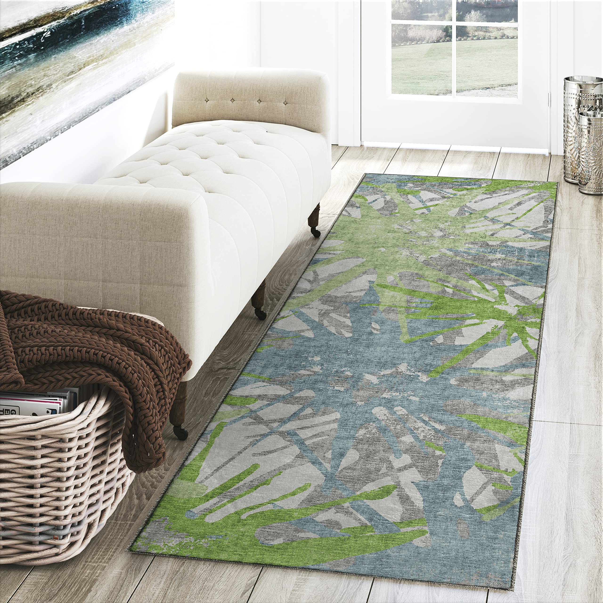 Dalyn Rugs Brisbane Br6 Dynamic Color Splash Pacifica 2'3" X 7'6"