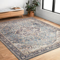 Loloi II Hathaway Navy / Multi 7-6 x 9-6 Area Rug